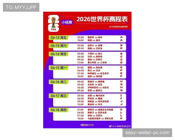 2026世界杯美国队赛程安排及主场优势分析